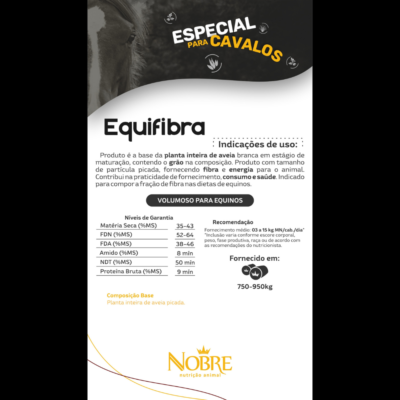 EQUIFIBRA CAVALOS – NOBRE NUTRIÇÃO ANIMAL