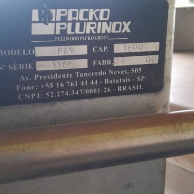 LOTE 223 – TANQUE PACKO PLURINOX 1500L