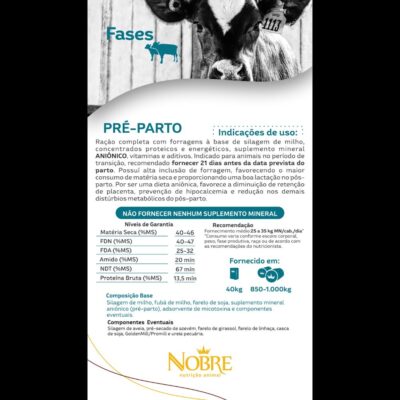LINHA FASES PRÉ-PARTO – 850 – 1000 KG