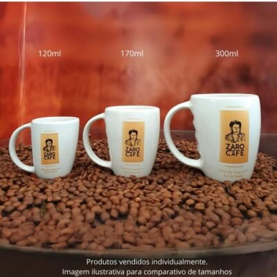 Caneca Zaro Café Branca 300ml