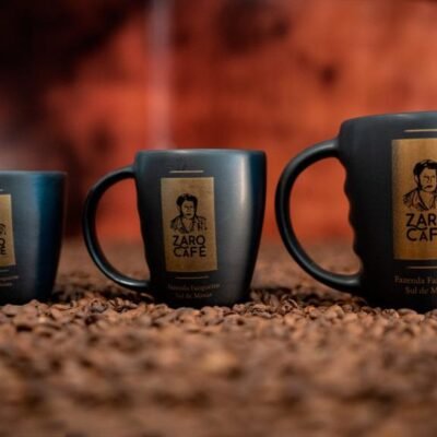 Caneca Zaro Café Preta 300ml