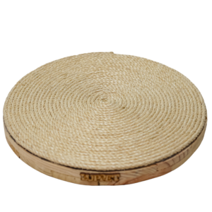 Arranhador de Gato de Chão em Madeira Pinus Natural - Protetor de Móveis AgroLar